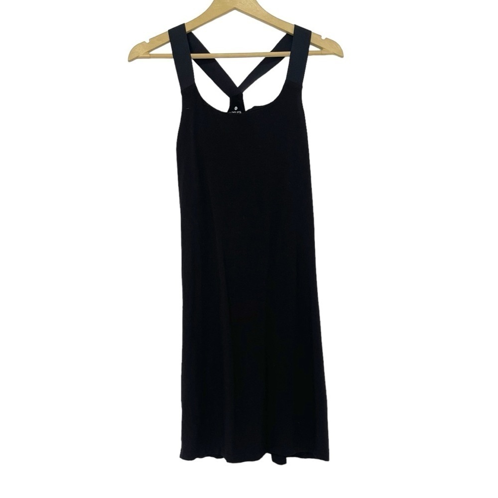 Athleta Black Racerback Active‎ Dress Size XS Running Minimalist Yoga Outdoor